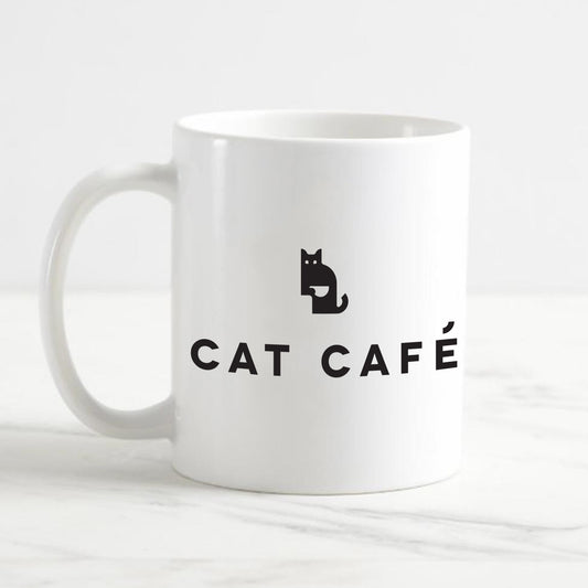 Cat Cafe Logo Mug