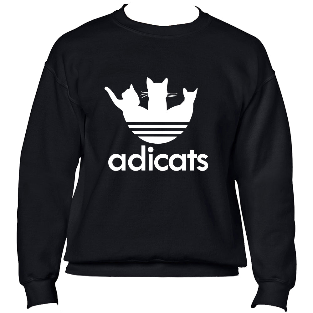 Adicats Jumper: Unisex Black – Cat Cafe - Main Image