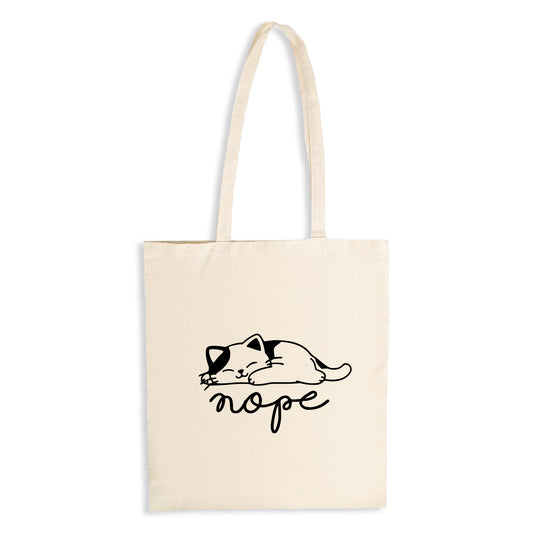 Nope - Natural Tote Bag
