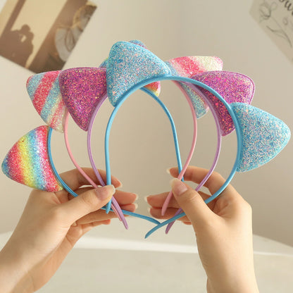 Sequin Cat Ears Headband