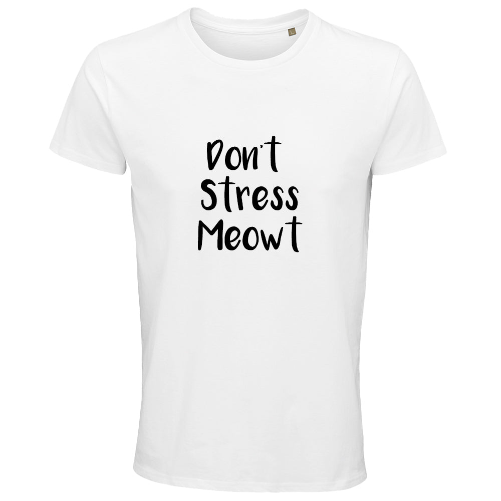 Don't Stress Meowt T-Shirt - White