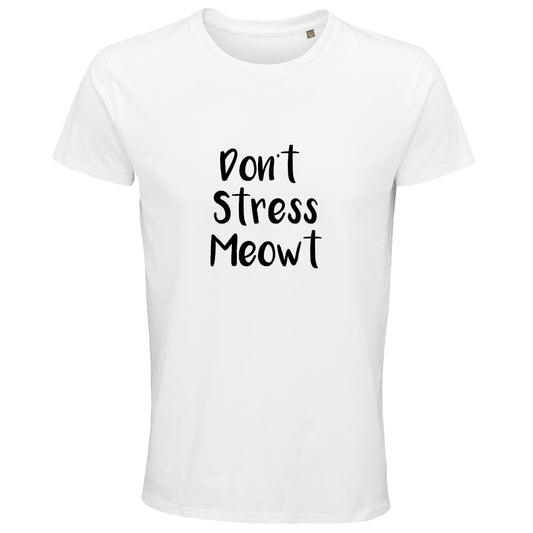 Don't Stress Meowt T-Shirt - White