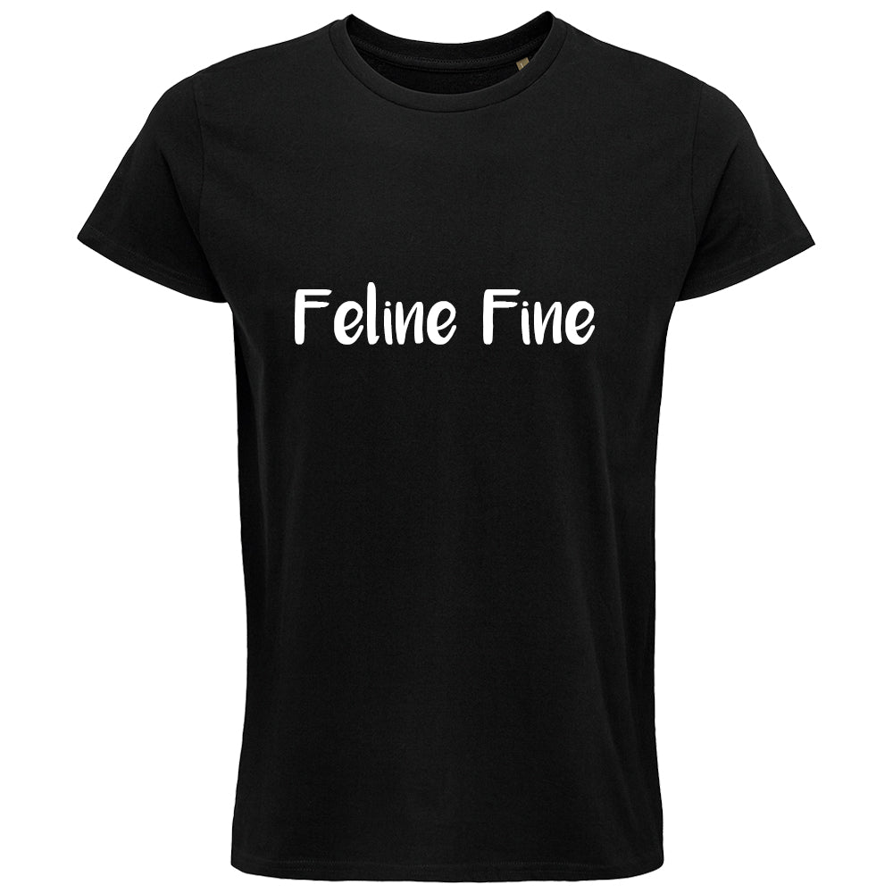Feline Fine T-Shirt - Black