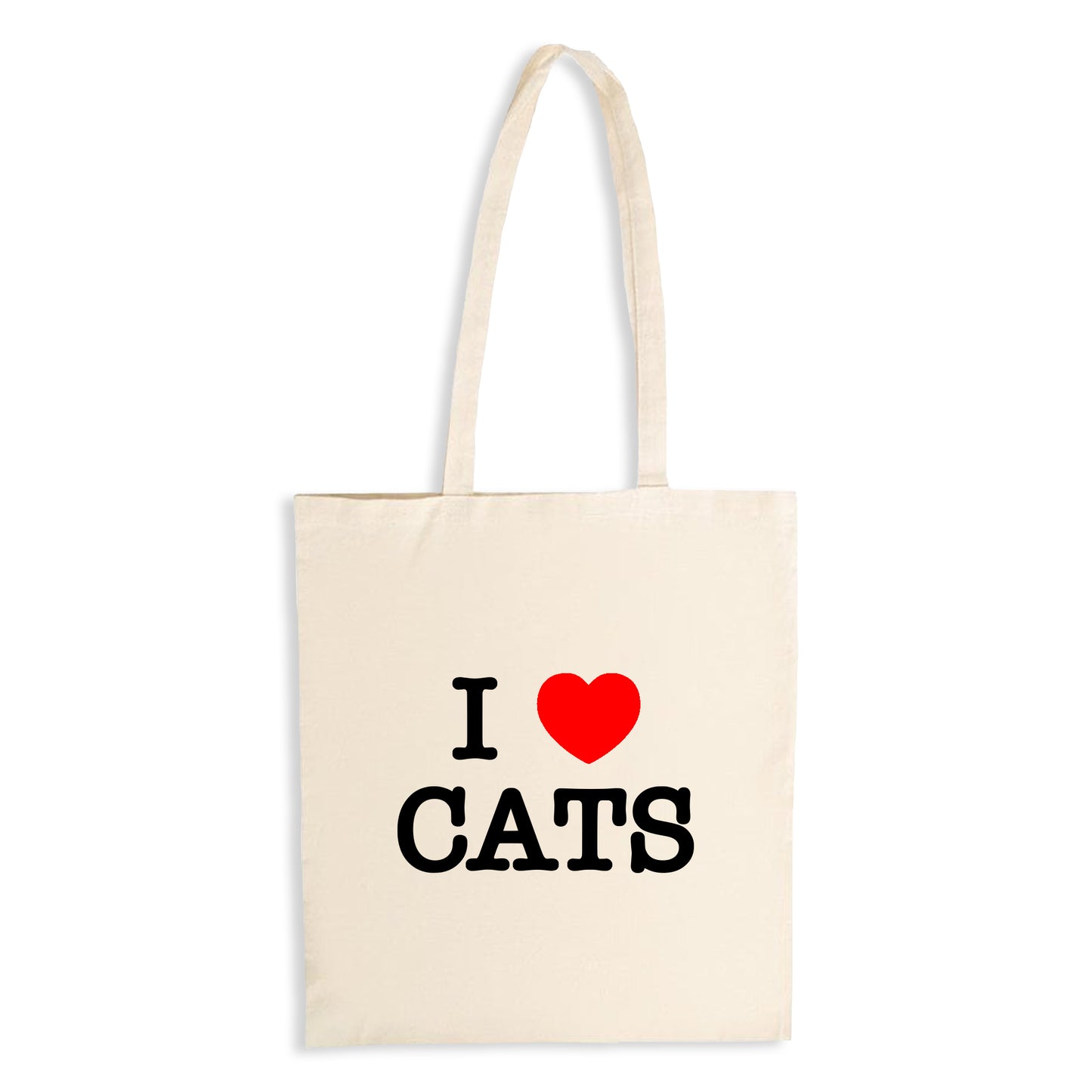 I HEART Cats - Natural Tote Bag