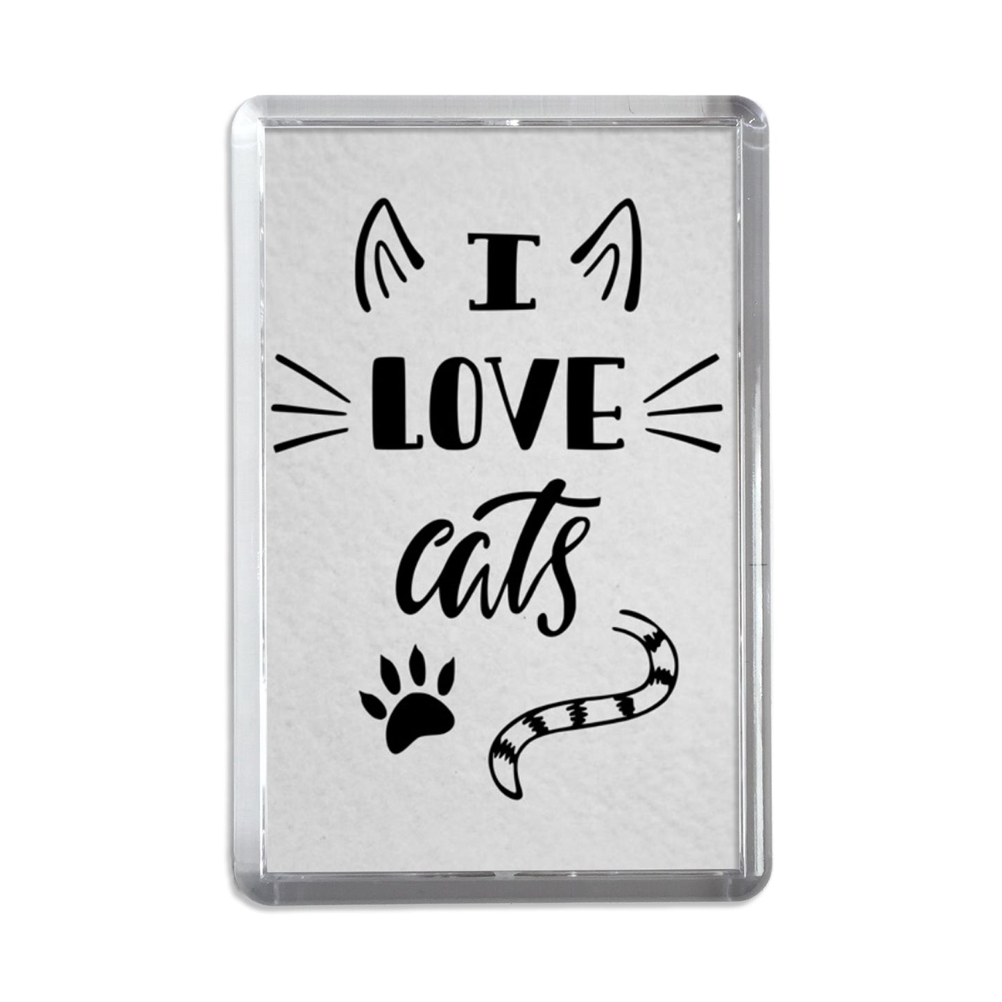I Love Cats Magnet