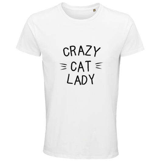 Crazy Cat Lady T-Shirt - White