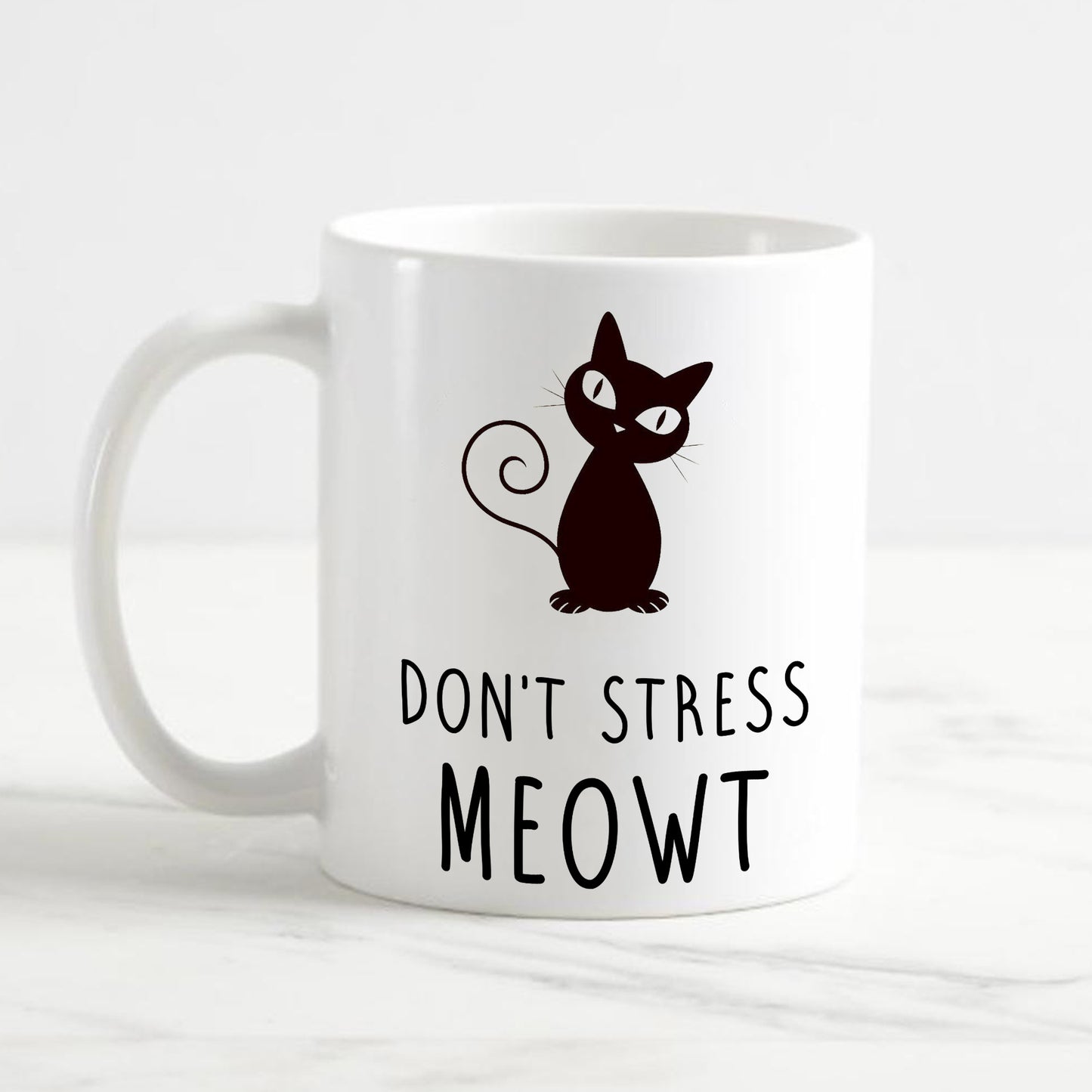 Don't Stress Meowt Mug