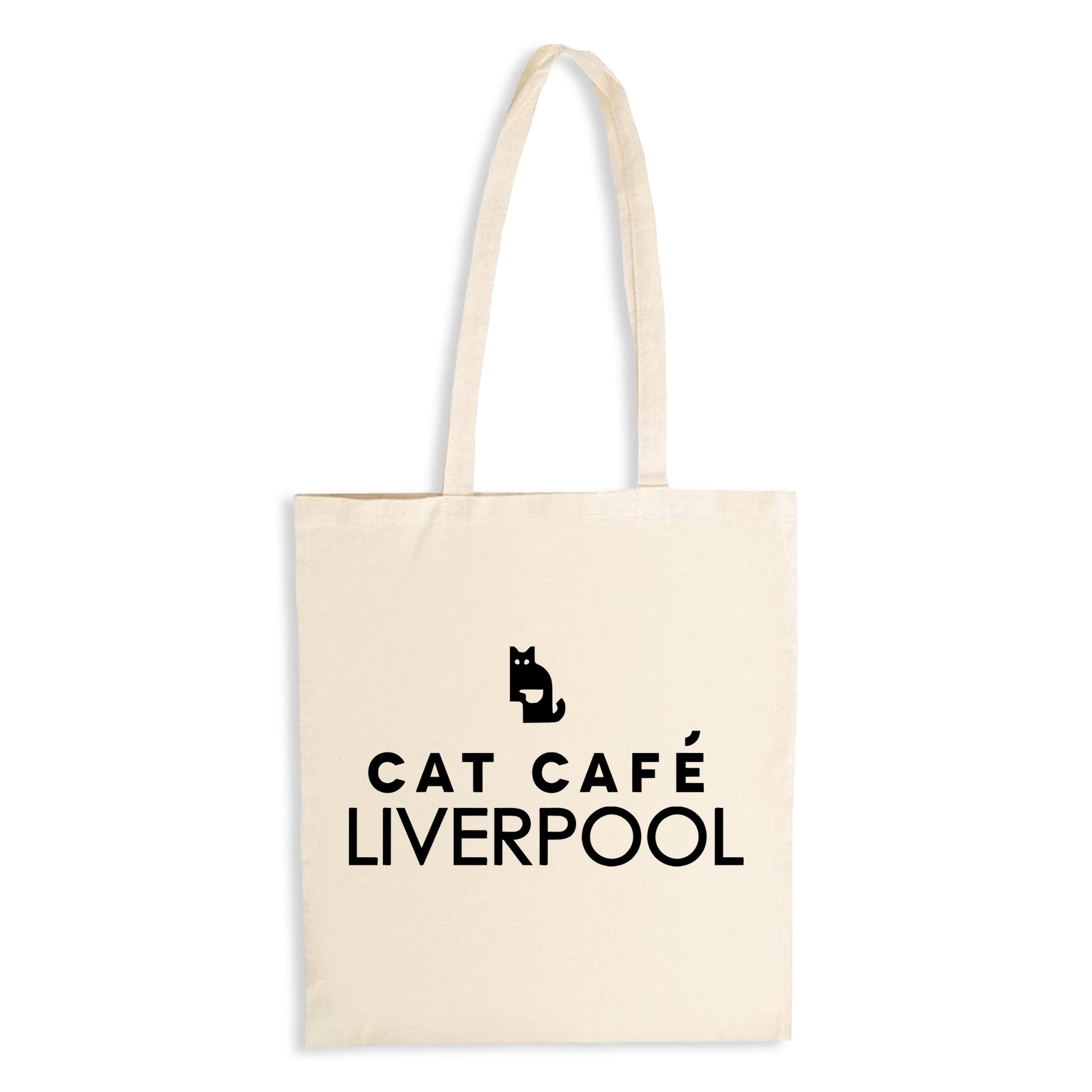 Cat Cafe Liverpool Logo - Natural Tote Bag