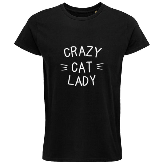 Crazy Cat Lady T-Shirt - Black