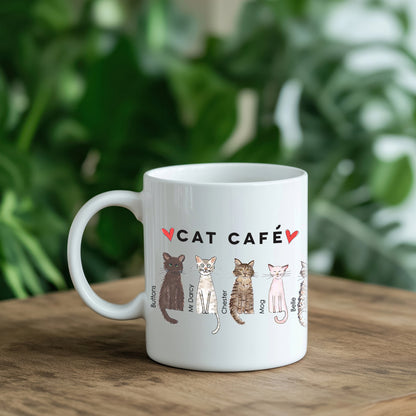 Cat Cafe Liverpool Family Doodle Mug