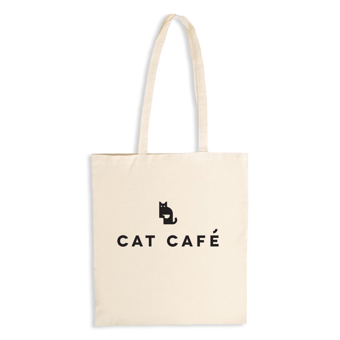 Cat Cafe Logo - Natural Tote Bag
