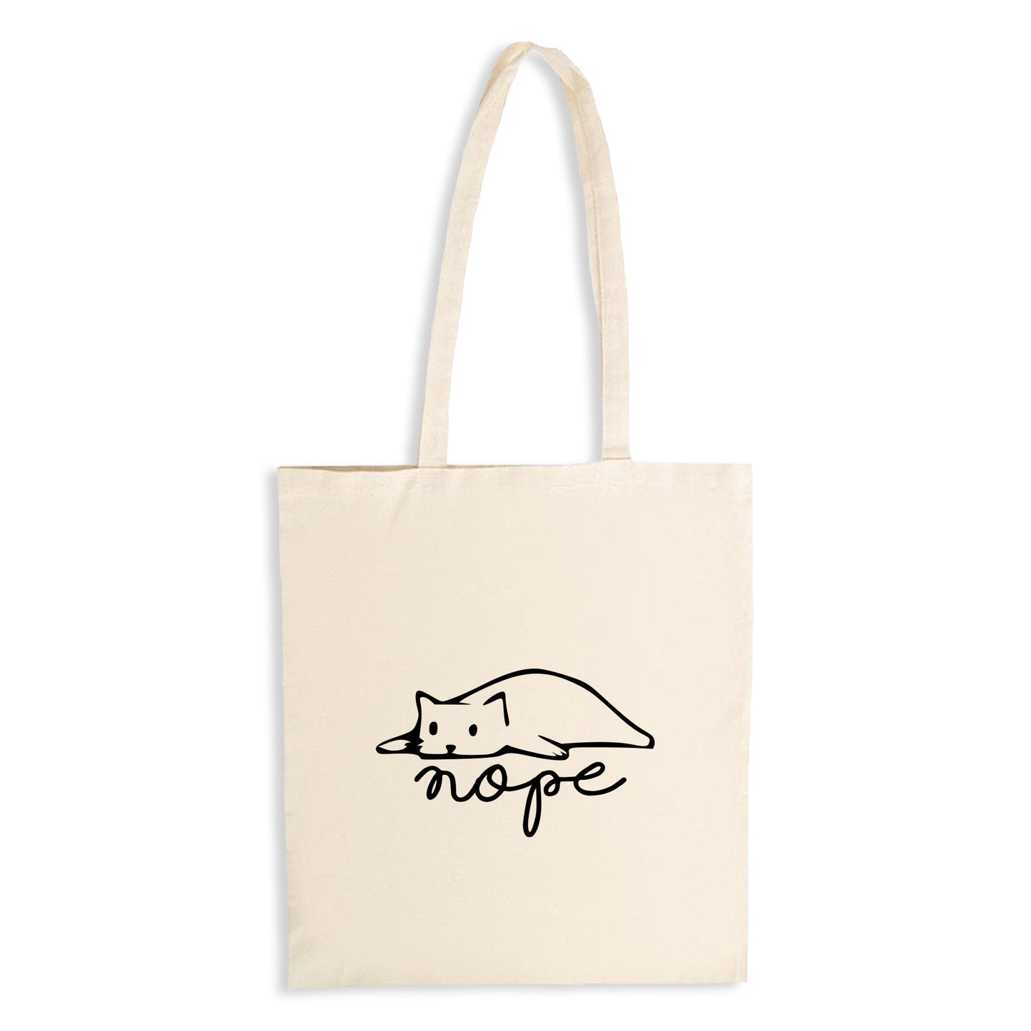 Nope - Natural Tote Bag