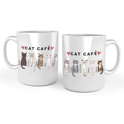Cat Cafe Liverpool Family Doodle Mug