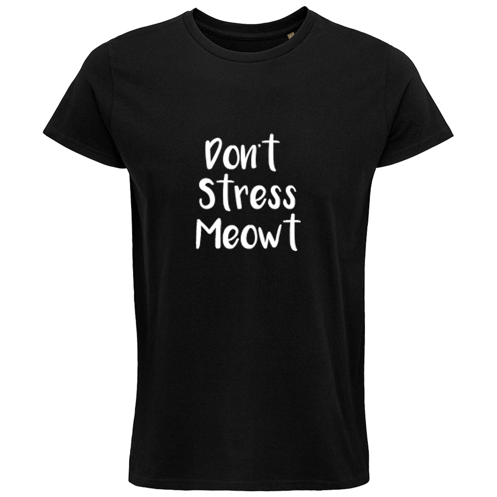 Don't Stress Meowt T-Shirt - Black