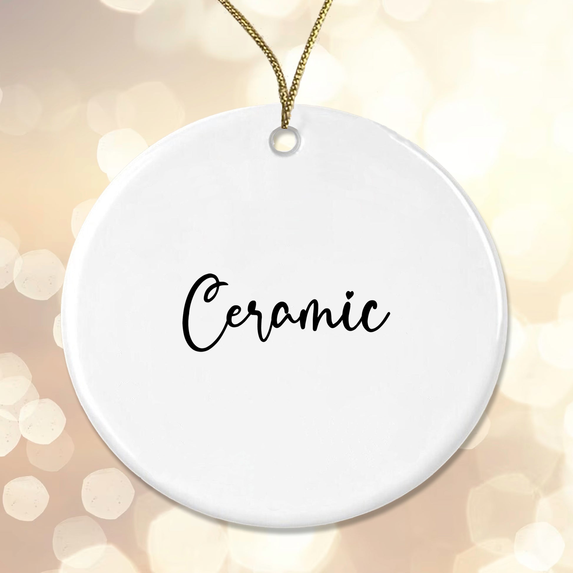 Personalised Ceramic Sublimation Bauble - You left a Paw Print... Add any name!