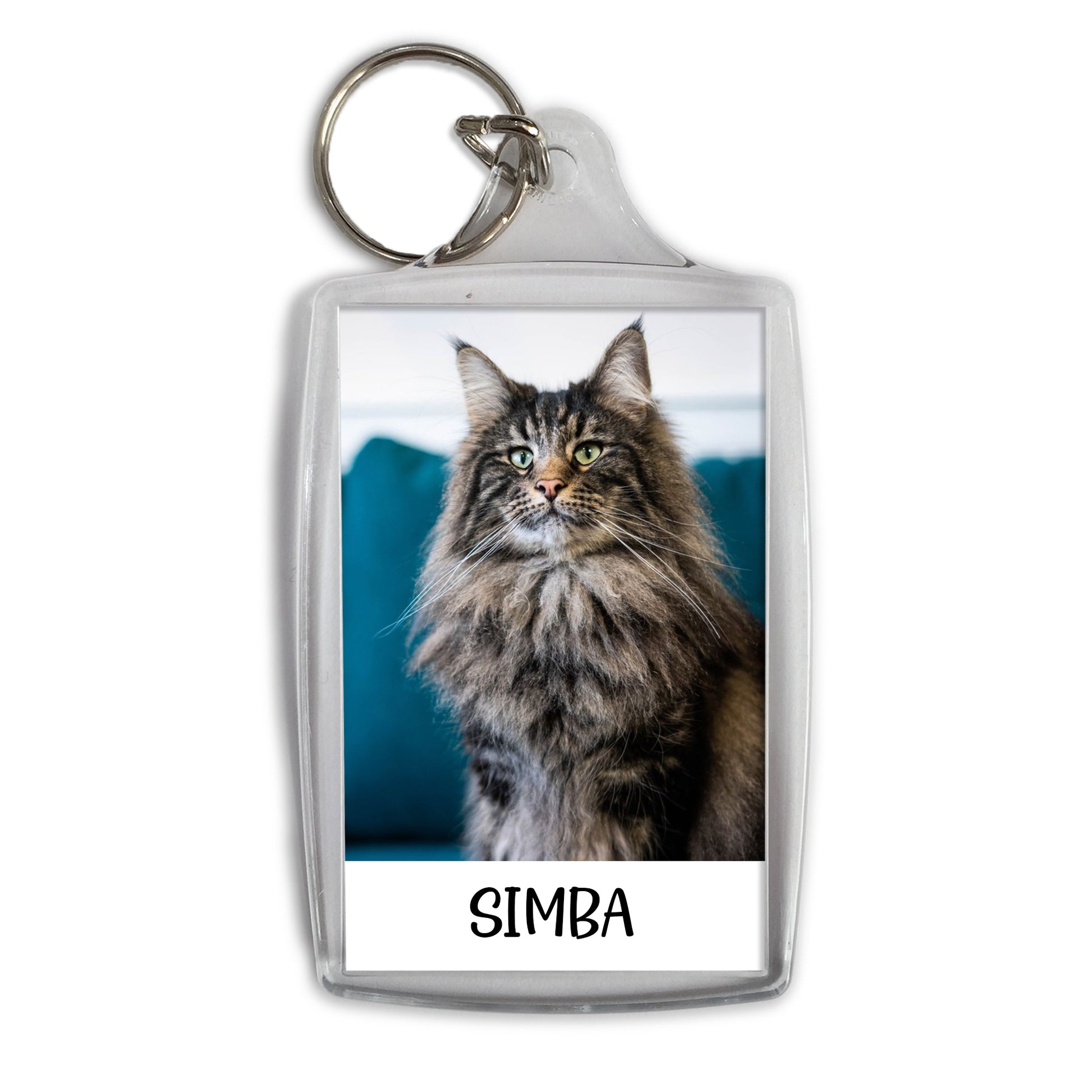 Personalised Photo Pet Keyring [Name]