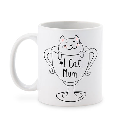 #1 Cat Mum Mug
