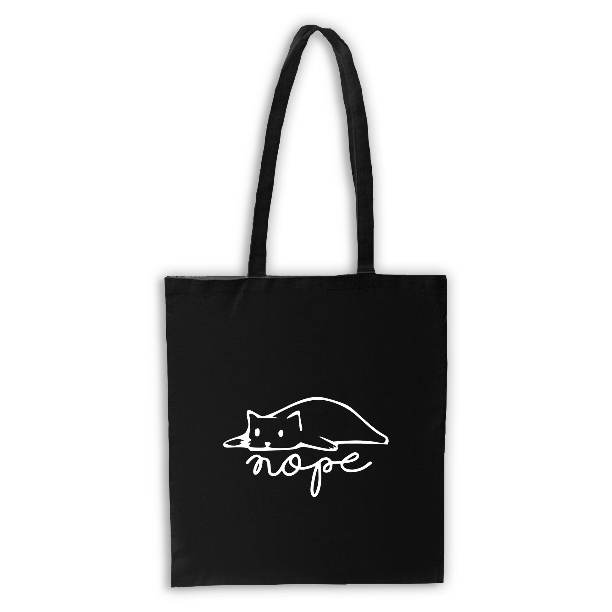 Nope - Black Tote Bag