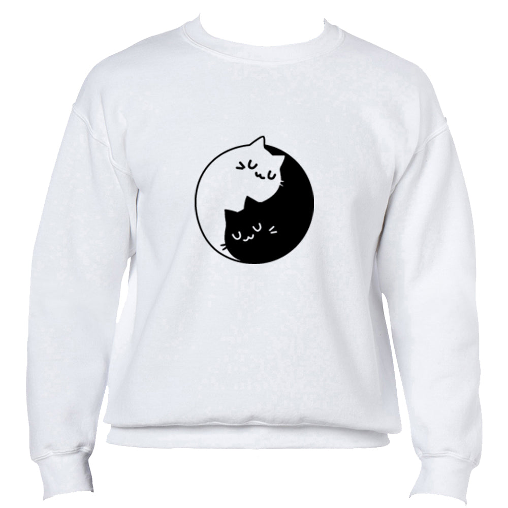 Yin Yang Jumper - White